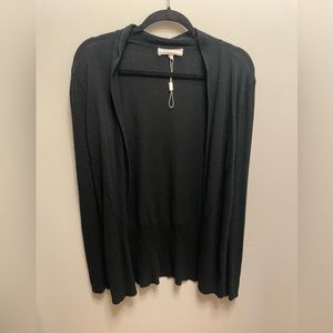 Pointelle Open Cardigan